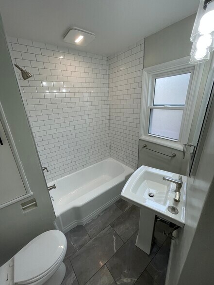 New pedestal sink - 1241 NW 23rd Ave