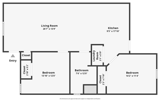 Building Photo - Private 2 bedroom, 1 bath with Fenced in B...