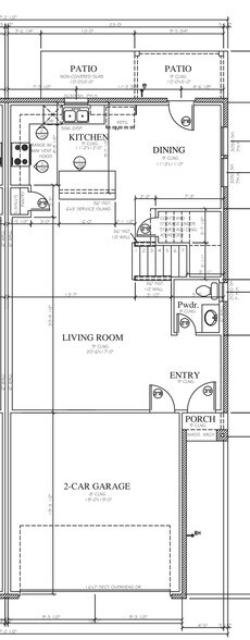 1st Floor Plan - 4926 Villas Drive