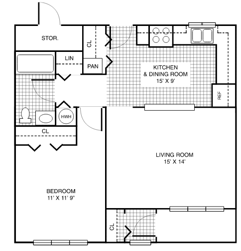 Floorplan - Harvestview Apartments