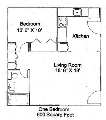 Floorplan - Deerfield Apartments