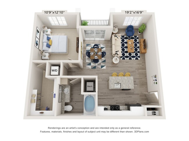 Floorplan - Berkmar Landing Apartments