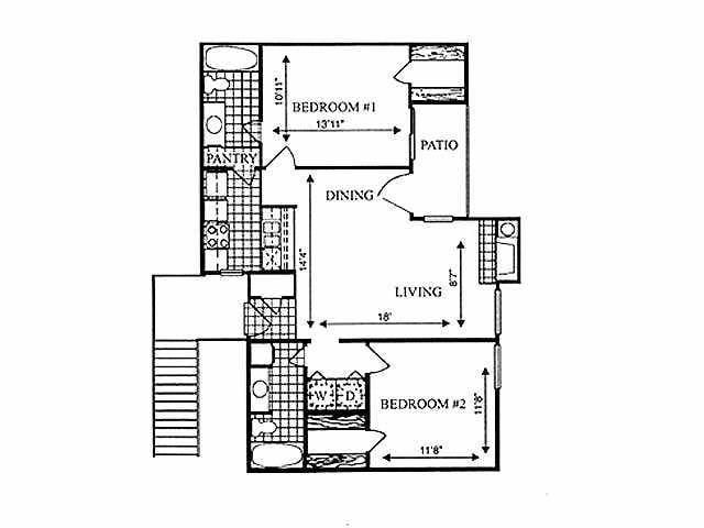 2BR/2BA - The Enclave