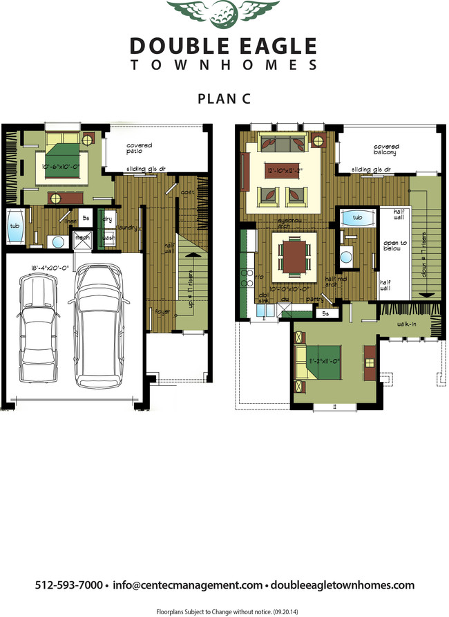 Floorplan - Double Eagle Townhomes