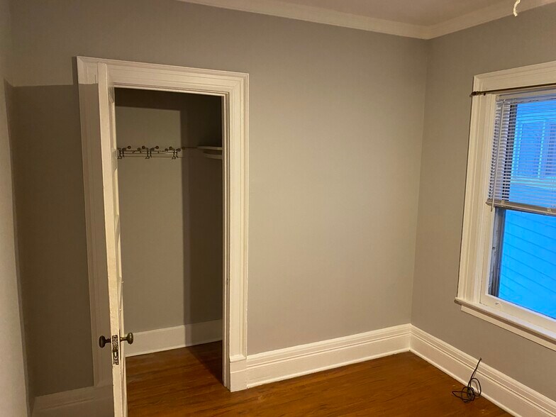 first bedroom closet - 116 Plymouth Ave