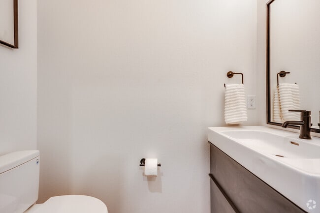 2 BR, 2.5 BA+Office - 1,777SF - Half Bath - Granary Townhomes