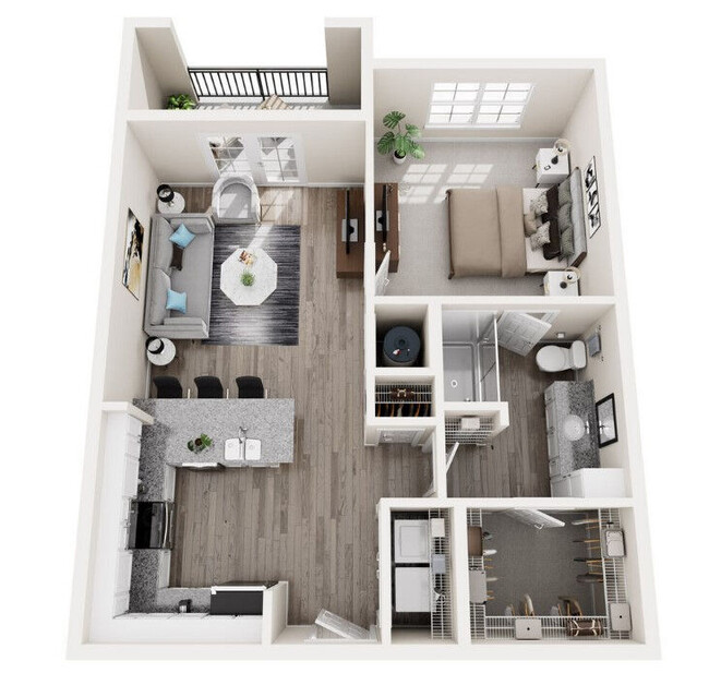 Floorplan - Water's Edge Apartments