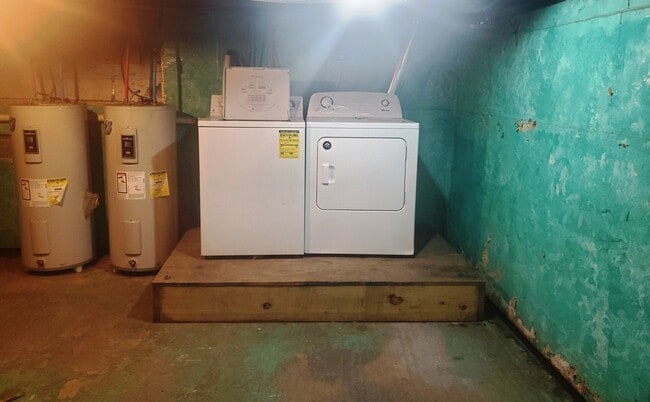 new washer/dryer & storage - 124 W Shore Rd