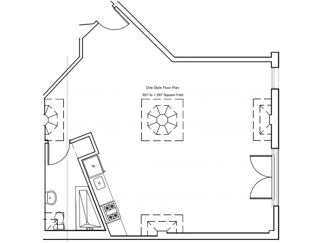 First Floor Plan - Cosmo Lofts