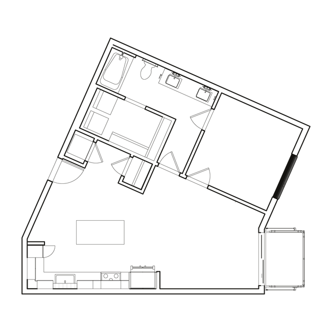 FloorPlan-UNITA4_noLabel - The Wade