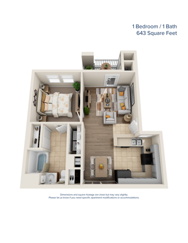 1x1 Renovated - Fleetwood Apartments