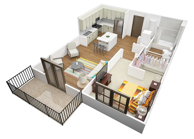 Floorplan - Echo at North Point Center