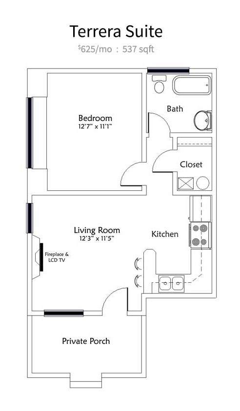 Terrera Suite - Historic Audubon Court