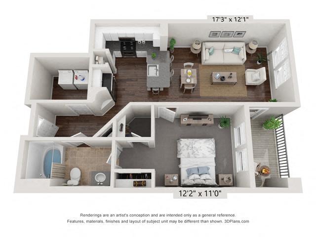 Floorplan - The Quarters at Park View