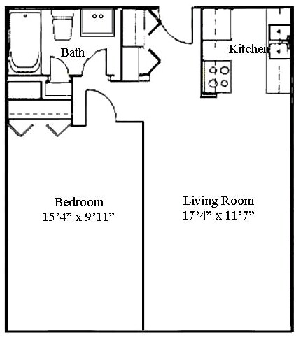 1BR/1BA - Regency Apartment Homes