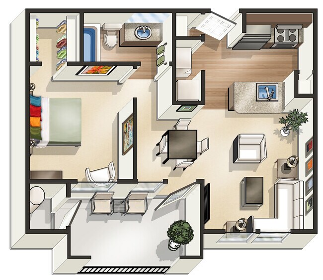 Floorplan - The James on South First
