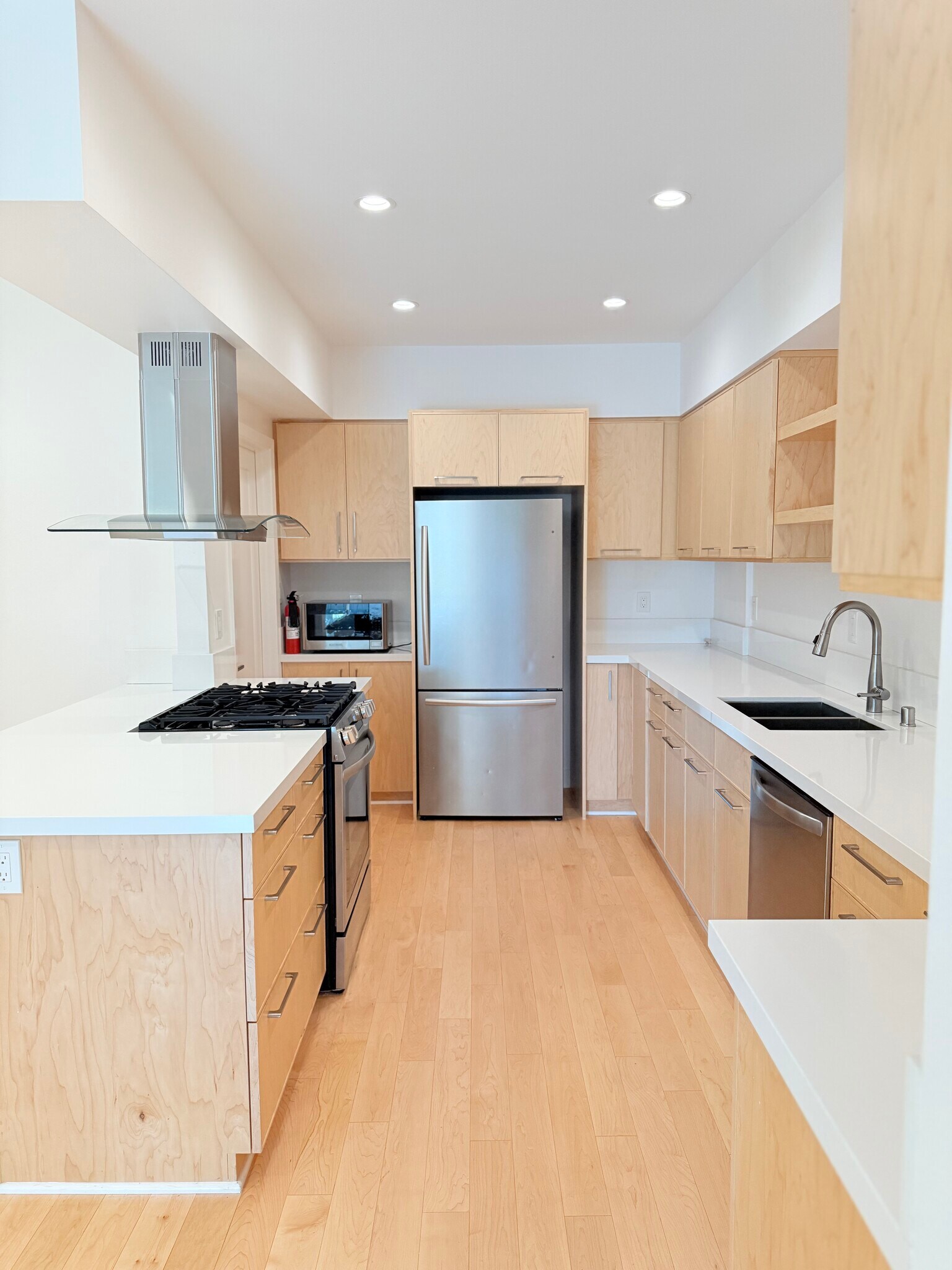 Kitchen with all Stainless Steel Appliances - 1878 N Alvarado St