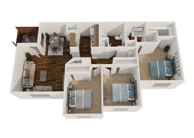 Floorplan - Pine Tree Apartments
