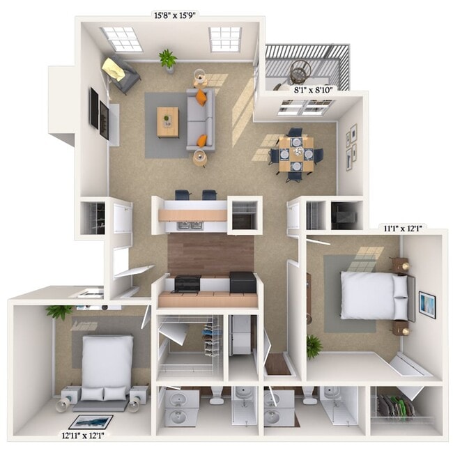 Floorplan - MAA Haywood