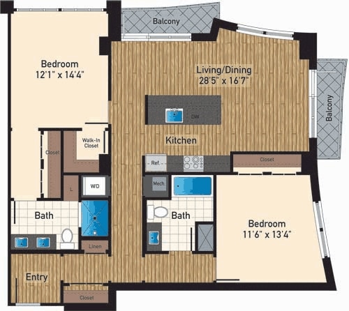 Floorplan - 425 Mass