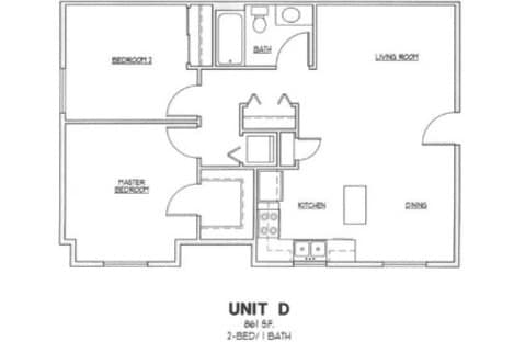 Floorplan - Lexington Place Apartments