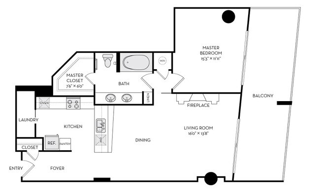 Floorplan - The Heights at Park Lane