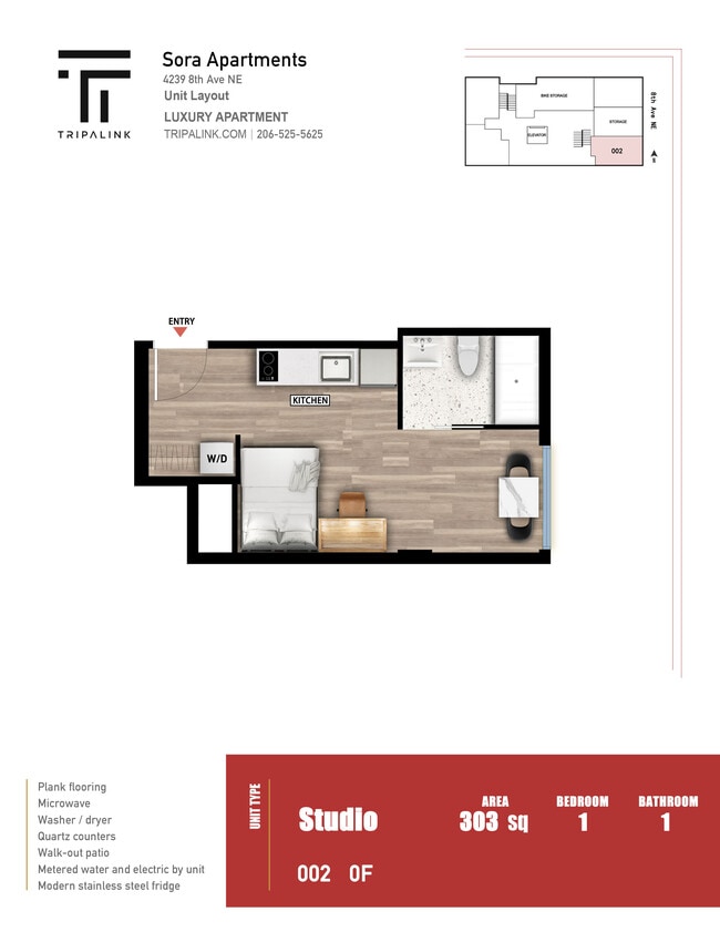 Floorplan - Sora Apartments