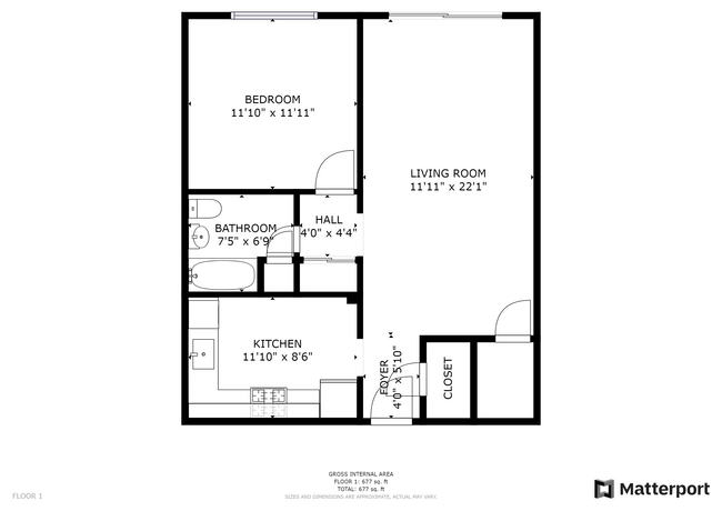 Floorplan - 4117 The Flats