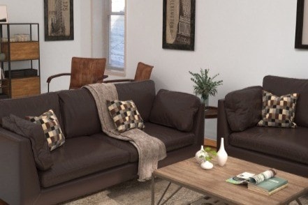 Living Area - 1428 N Greenview Ave