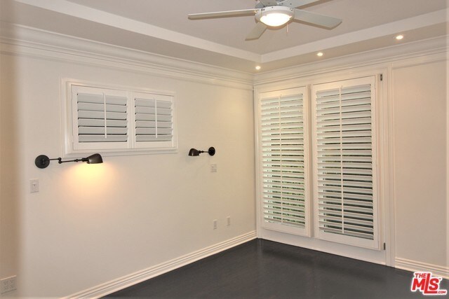 Master Bedroom - reading lights & Plantation Shutters - 668 S GRETNA GREEN Way
