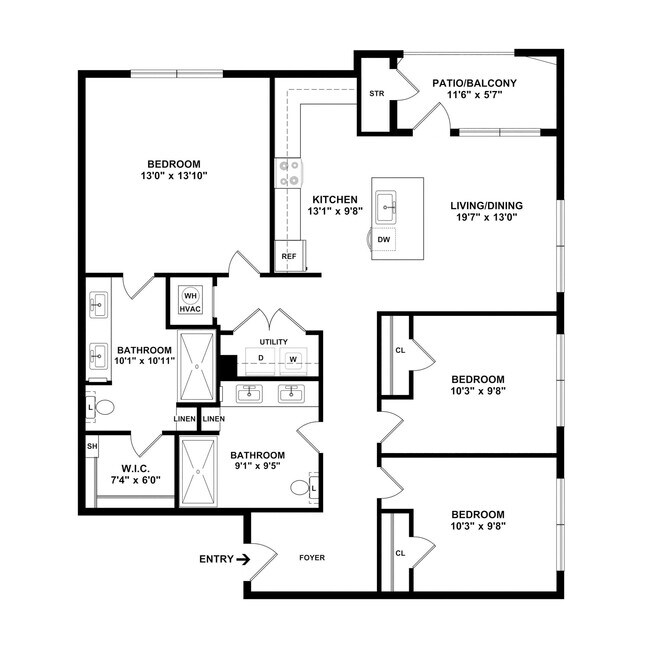 Floorplan - Palladium Lewisville