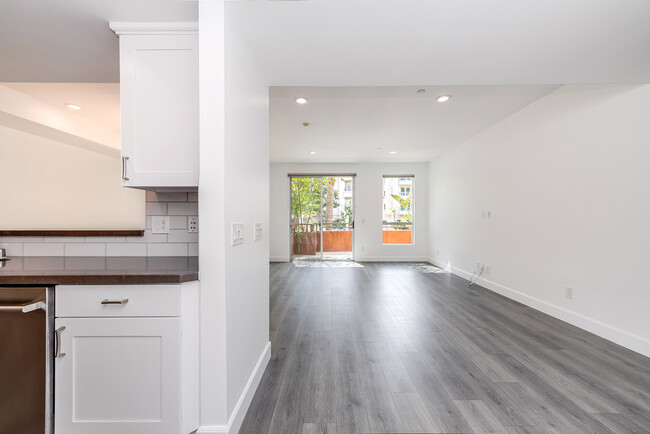 Living Room - Kitchen - 2010 S Beverly Glen Blvd