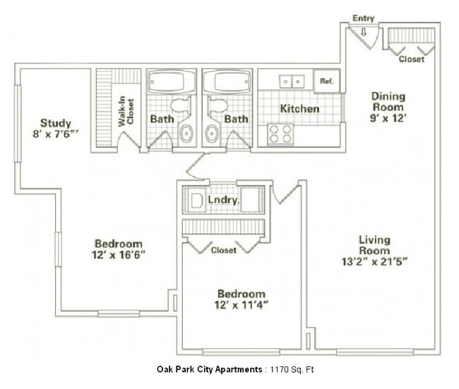 Floorplan - Oak Park City