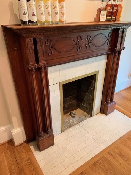 Fireplace Detail - 1041 Cherokee Rd