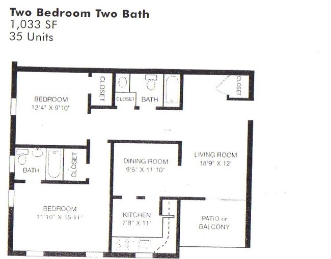 Floorplan - Wexford Apartments