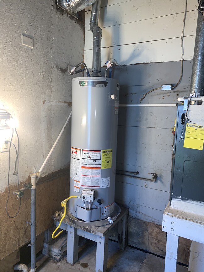 New water heater - 1708 E Guadalupe St