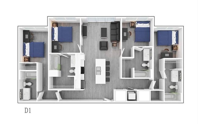 4 Bedroom D1 - Park Place Denton