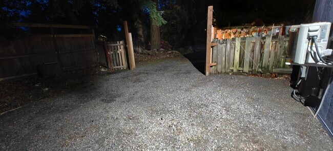 Driveway from house @ night - 15010 26th Ave NE