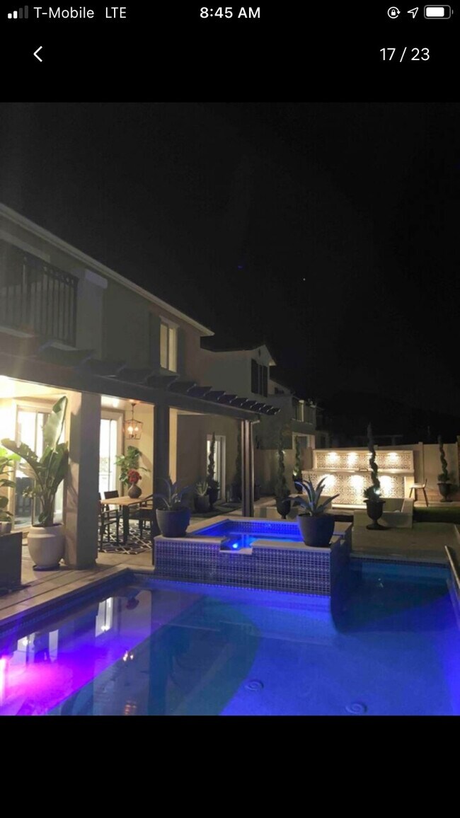 Pool and backyard lounge area - 24734 Silver Stone Ct