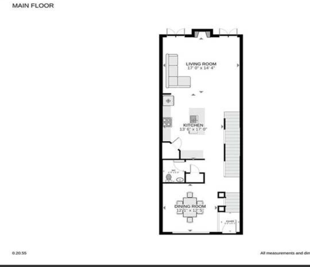 Main Floor Layout - 1553 Mosaic Way
