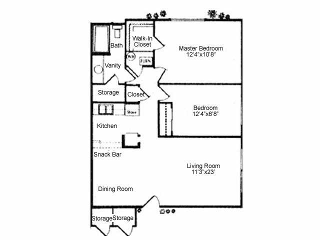 Floorplan - Lake Park Apartments