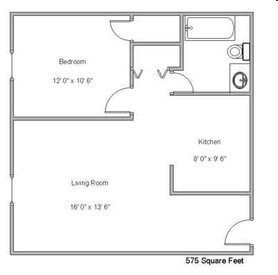 1BR/1BA - Riverview Oaks Apartments