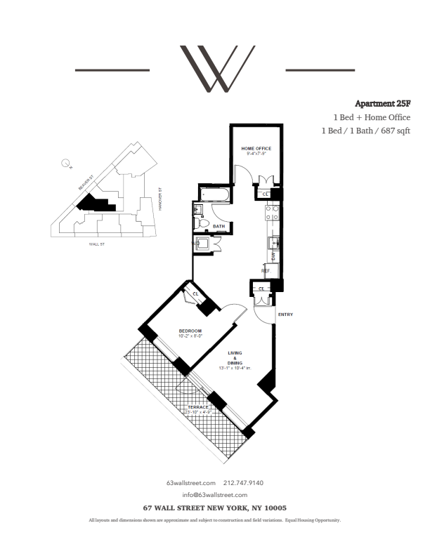 Floorplan - 63 Wall Street