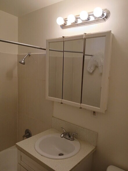 Bathroom medicine cabinet - 1728 N Hollywood Way
