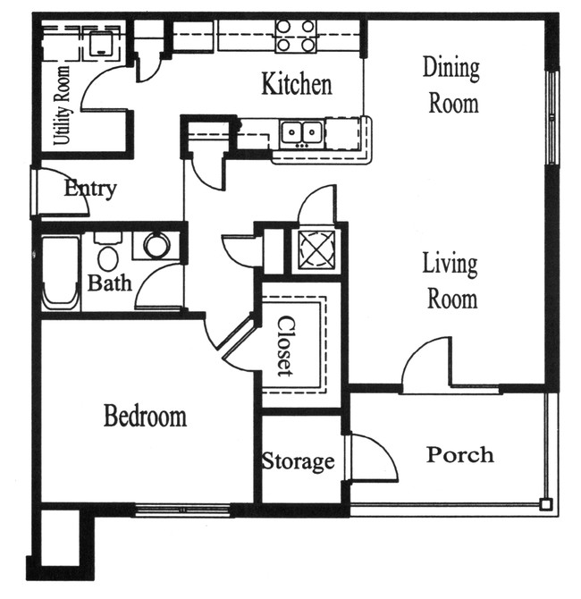 Floorplan - Hunter Ridge Apartments