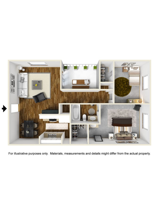 2x1 Floorplan - Country Haven