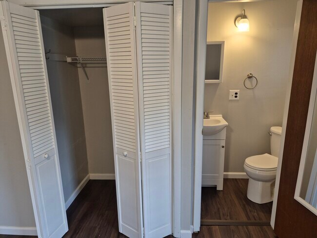Master Closet and Half Bath - 1729 2nd St