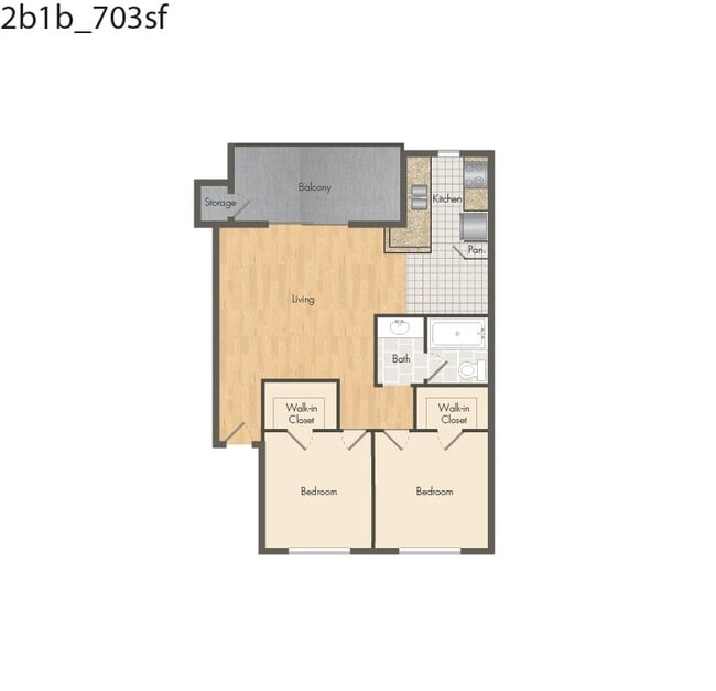 Floorplan - Timbercreek Apartments