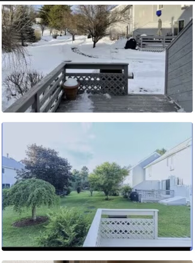 Back deck view - 1304 Goffstown Rd