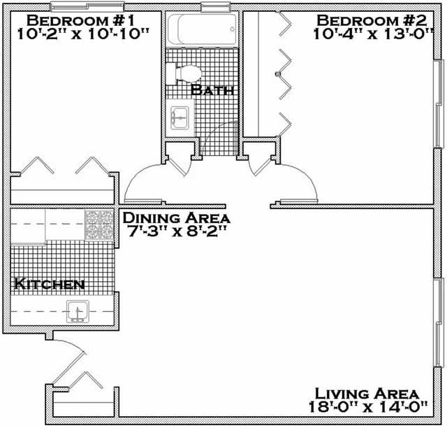 2BR/1BA - Elana Manor